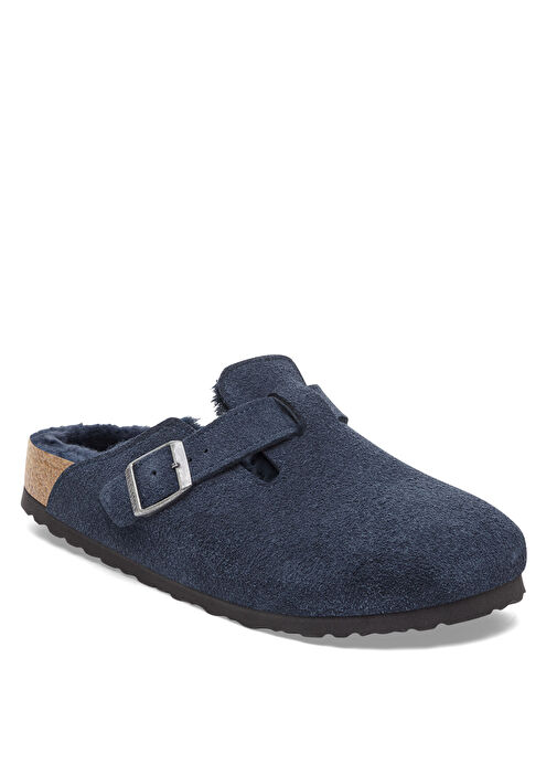 Birkenstock Lacivert Erkek Ev Terliği BOSTON VL SHEARLING - Görsel 2