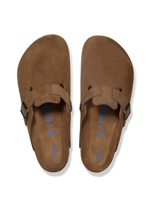 Birkenstock Taba Erkek Terlik BOSTON SFB VL TONAL - Görsel 5