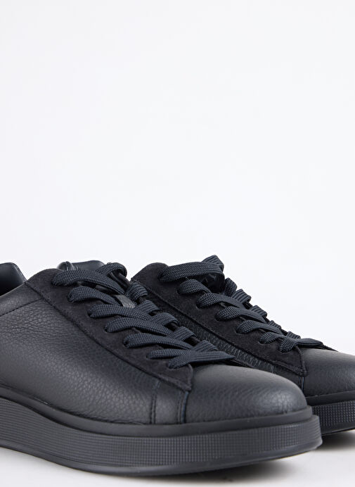 BOSS Siyah Erkek Sneaker Bulton Runn - Görsel 6