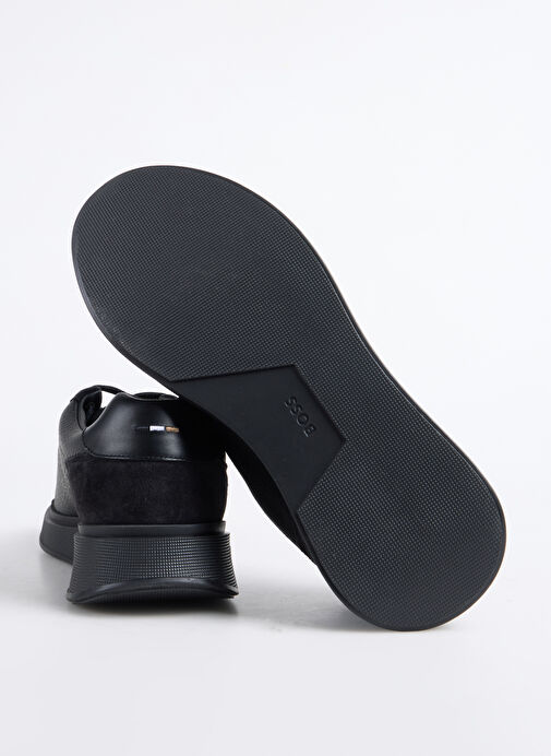 BOSS Siyah Erkek Sneaker Bulton Runn - Görsel 5