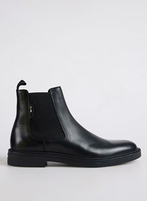 BOSS Siyah Erkek Deri Bot Calev - Görsel 2