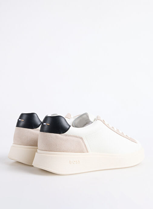 BOSS Ekru Erkek Sneaker Bulton Runn - Görsel 4