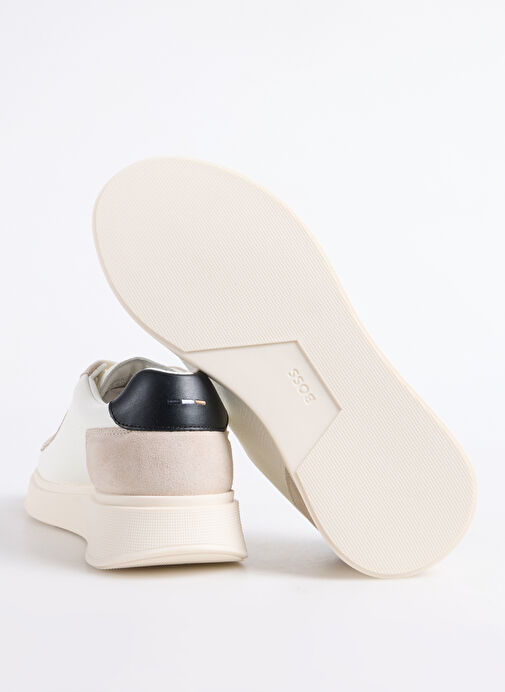 BOSS Ekru Erkek Sneaker Bulton Runn - Görsel 5