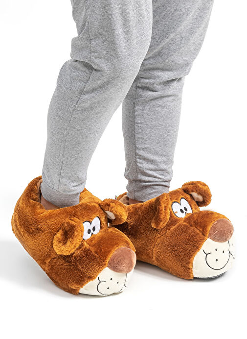 Twigy Kahverengi Erkek Ev Terliği TW FIBERT KHV 41/46 - Görsel 5