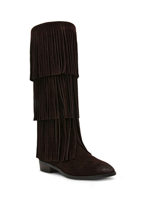 Steve Madden Kahverengi Kadın Deri Çizme SPUR - Görsel 3