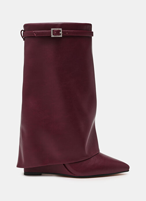 Steve Madden Bordo Kadın Çizme SHOCKER - Görsel 2