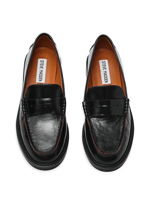 Steve Madden Siyah Kadın Deri Loafer ADISON - Görsel 4
