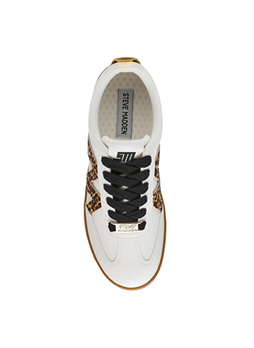 Steve Madden Beyaz Kadın Deri Sneaker DEGREEE - Görsel 4