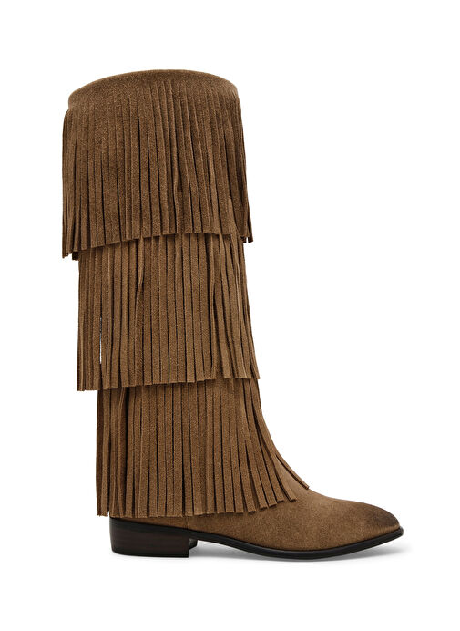 Steve Madden Vizon Kadın Deri Çizme SPUR-TAUPE - Görsel 2