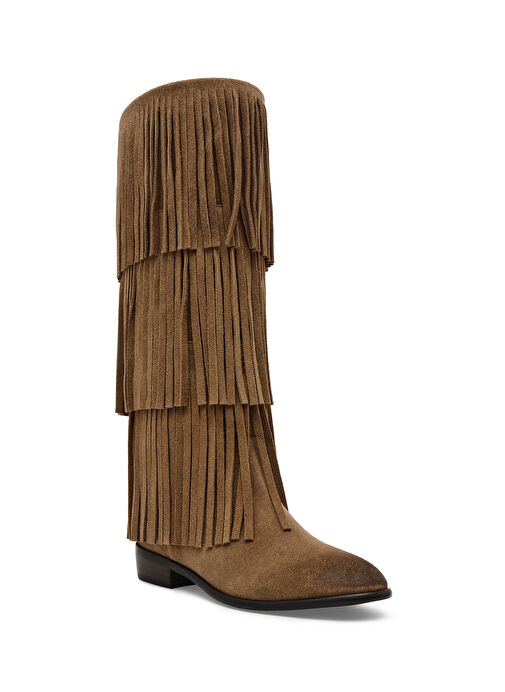 Steve Madden Vizon Kadın Deri Çizme SPUR-TAUPE - Görsel 3