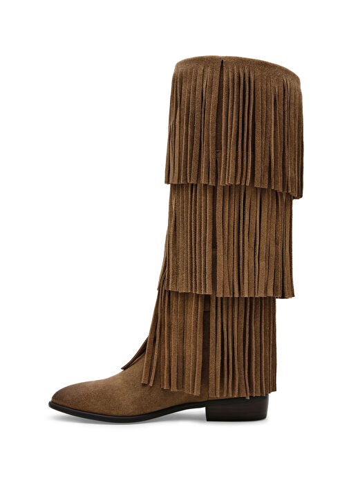 Steve Madden Vizon Kadın Deri Çizme SPUR-TAUPE - Görsel 4