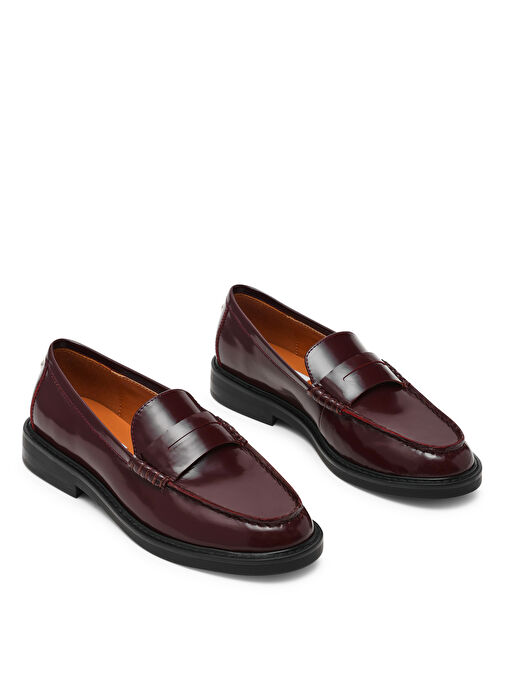 Steve Madden Bordo Kadın Deri Loafer ADISON - Görsel 3