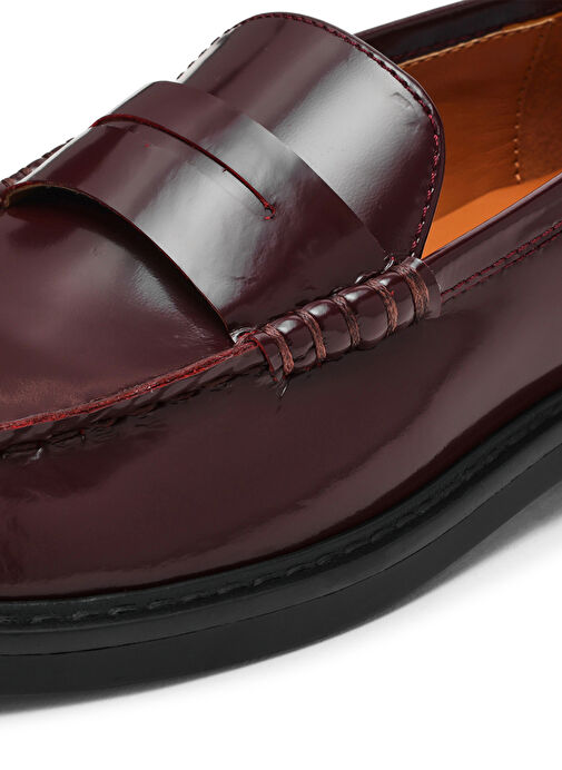 Steve Madden Bordo Kadın Deri Loafer ADISON - Görsel 6