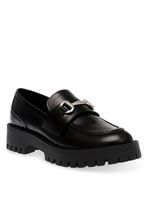 Steve Madden Siyah Kadın Deri Loafer LANDO-CN - Görsel 3