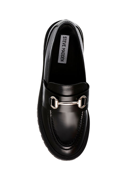Steve Madden Siyah Kadın Deri Loafer LANDO-CN - Görsel 4