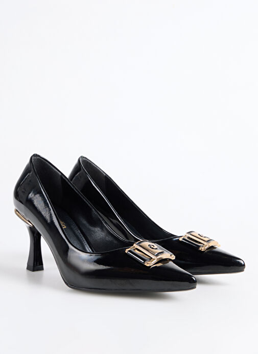 Pierre Cardin Siyah Kadın Topuklu Ayakkabı PC-54966 - Görsel 3