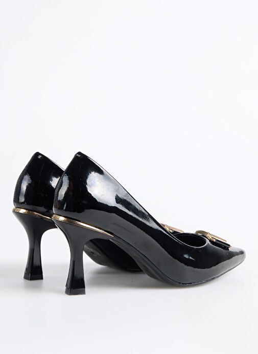 Pierre Cardin Siyah Kadın Topuklu Ayakkabı PC-54966 - Görsel 4