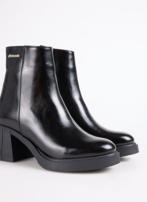 Pierre Cardin Siyah Kadın Topuklu Bot PC-55258 - Görsel 6