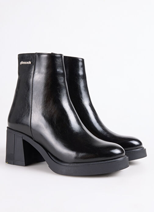 Pierre Cardin Siyah Kadın Topuklu Bot PC-55258 - Görsel 3