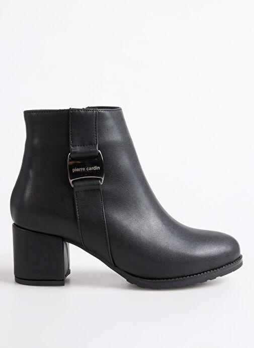 Pierre Cardin Siyah Kadın Topuklu Bot PC-55109 - Görsel 2