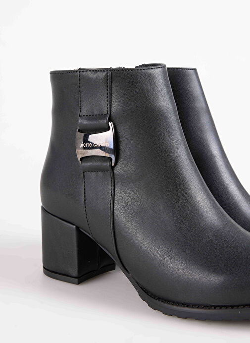 Pierre Cardin Siyah Kadın Topuklu Bot PC-55109 - Görsel 6