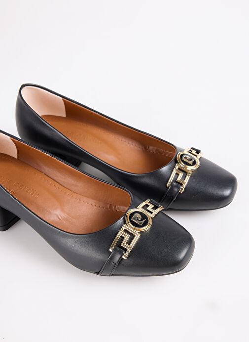 Pierre Cardin Siyah Kadın Topuklu Ayakkabı PC-55128 - Görsel 6