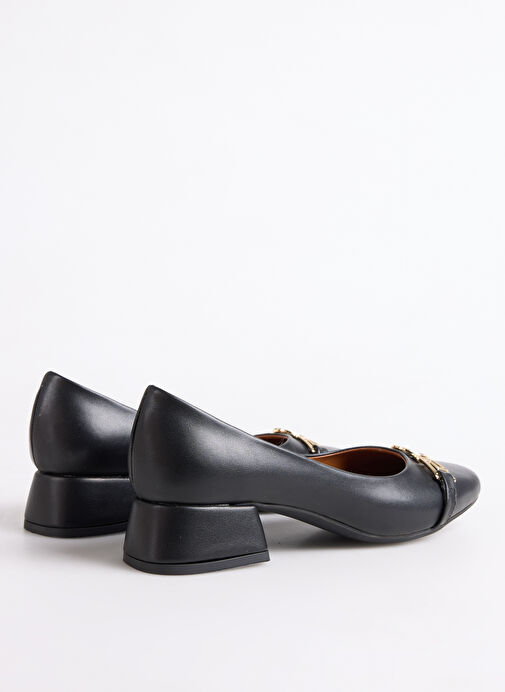 Pierre Cardin Siyah Kadın Topuklu Ayakkabı PC-55128 - Görsel 4