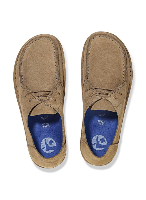 Birkenstock Taba Kadın Deri Düz Ayakkabı 1027321 - Görsel 5