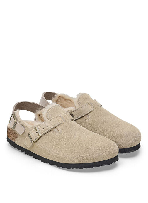 Birkenstock Kahverengi Kadın Deri Sandalet 1028349 - Görsel 6