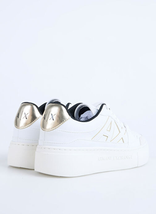 Armani Exchange Beyaz Kadın Sneaker XDX147XV830 - Görsel 4