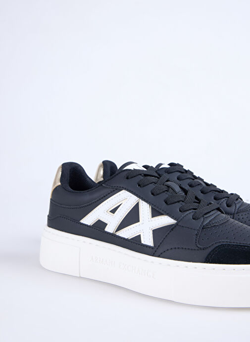 Armani Exchange Siyah Kadın Sneaker XDX147XV830 - Görsel 6