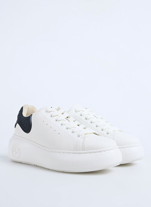 Armani Exchange Beyaz Kadın Sneaker XW002149AF19528 - Görsel 3