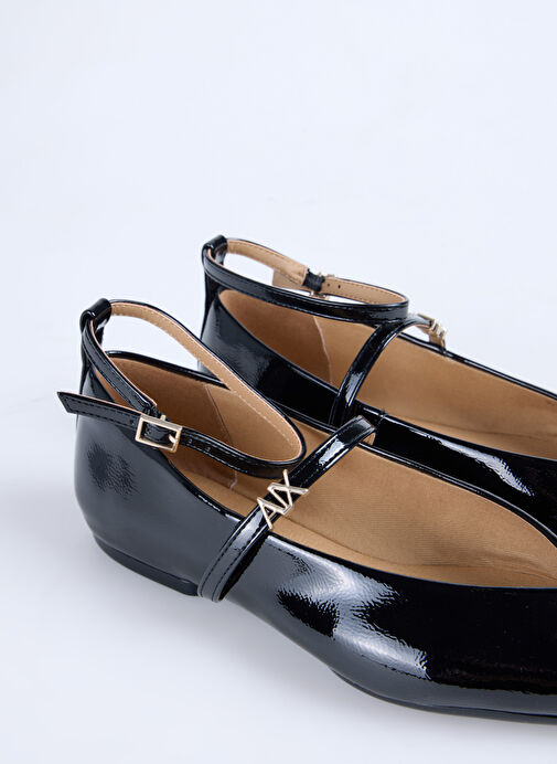 Armani Exchange Siyah Kadın Babet XW001648AF17478 - Görsel 6