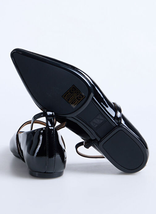 Armani Exchange Siyah Kadın Babet XW001648AF17478 - Görsel 5