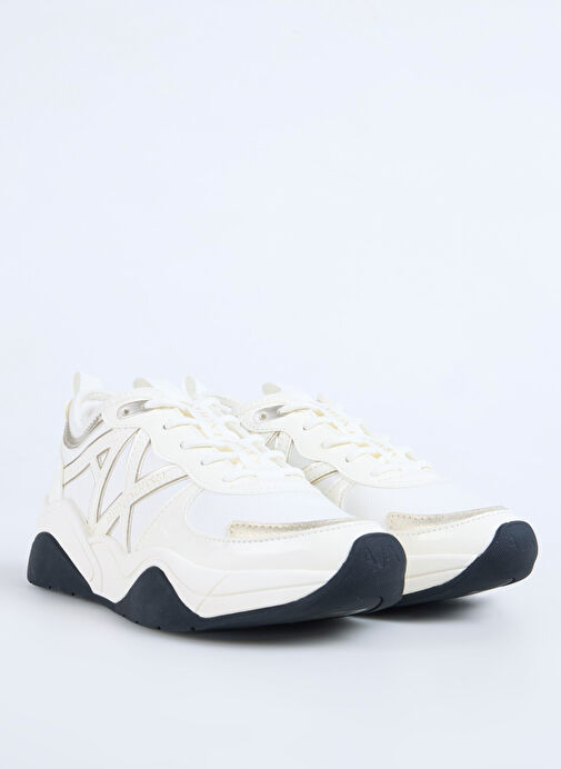Armani Exchange Beyaz Kadın Sneaker XDX039XV311 - Görsel 3