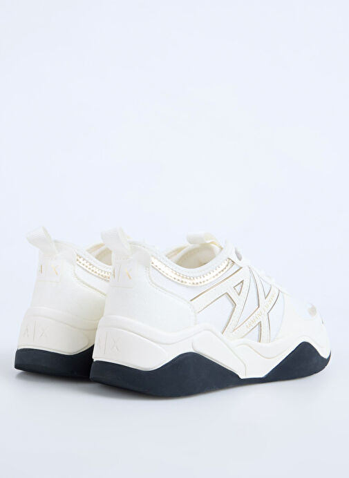 Armani Exchange Beyaz Kadın Sneaker XDX039XV311 - Görsel 4