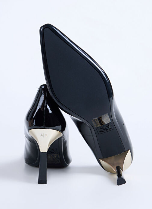 Armani Exchange Siyah Kadın Topuklu Ayakkabı XW002120AF17478 - Görsel 5