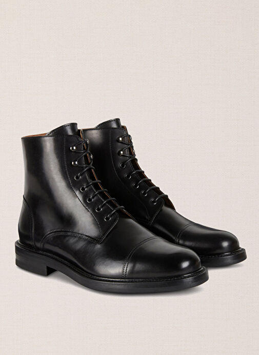 Velasca Siyah Erkek Deri Bot Fruttiroeu - Görsel 3