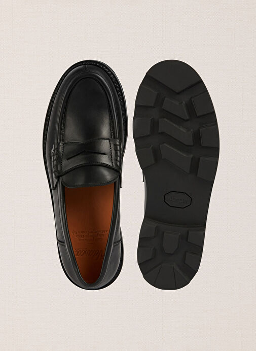 Velasca Siyah Erkek Deri Loafer Cavallant - Görsel 4