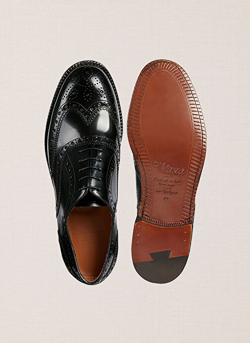 Velasca Siyah Erkek Deri Klasik Ayakkabı Sfrosador - Görsel 4