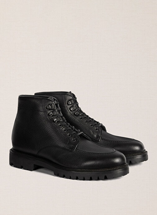 Velasca Siyah Erkek Deri Bot Buttafoeura - Görsel 3