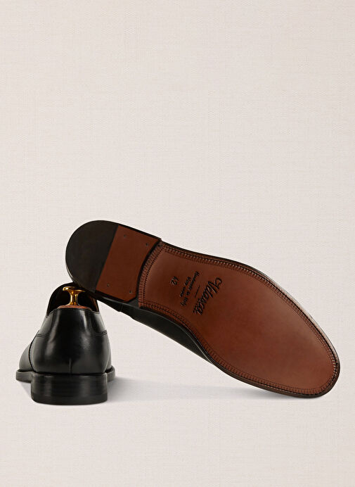 Velasca Siyah Erkek Deri Klasik Ayakkabı Giacalustra - Görsel 5