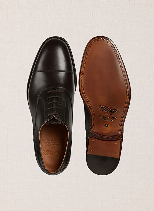 Velasca Kahverengi Erkek Deri Klasik Ayakkabı Giacalustra - Görsel 4