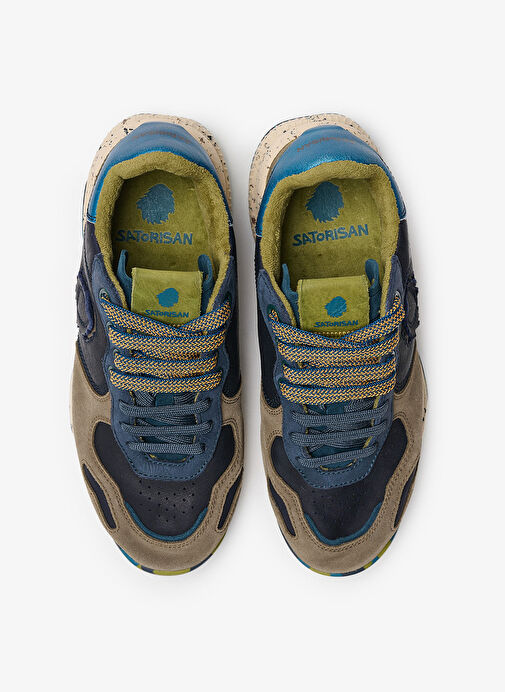 Satorisan Lacivert Erkek Deri Sneaker CHACRONA (1030401) - Görsel 4