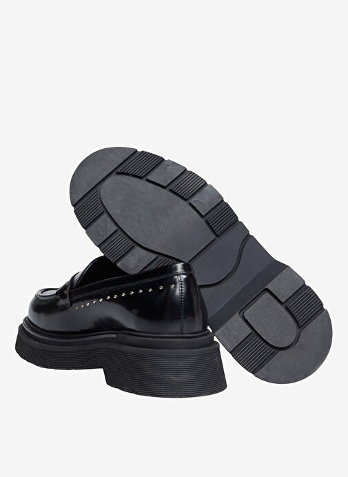 Ted Baker Siyah Kadın Deri Loafer Z10097 - Görsel 7