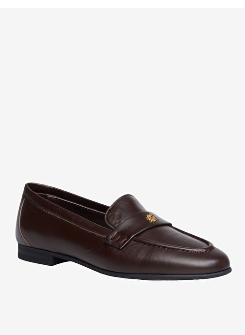 Ted Baker Kahverengi Kadın Deri Loafer Z10119 - Görsel 3