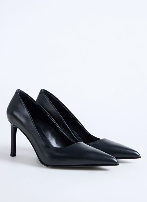 Ted Baker Siyah Kadın Deri Stiletto 3969 - Görsel 3