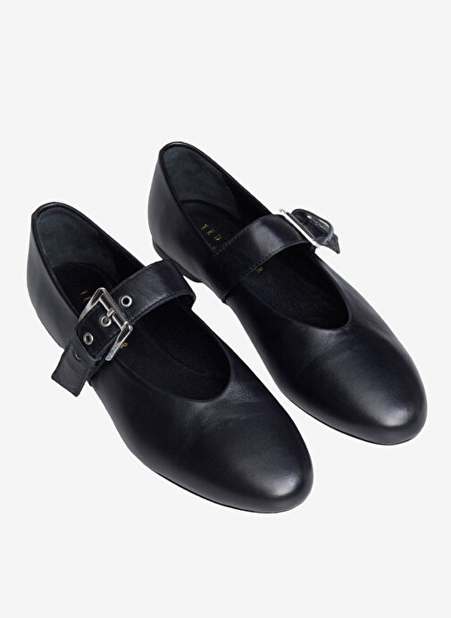 Ted Baker Siyah Kadın Deri Babet Z10093 - Görsel 5