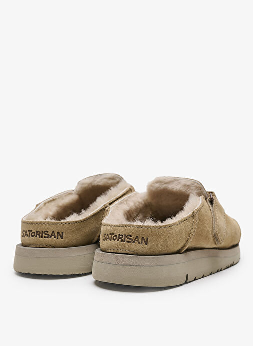 Satorisan Bej Erkek Süet Terlik UWABAKI CLOG (1030204) - Görsel 4