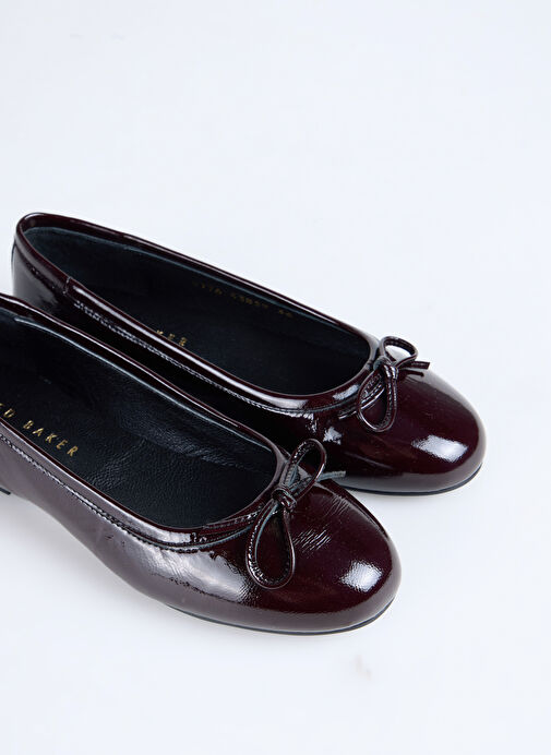 Ted Baker Bordo Kadın Deri Babet Z9776 - Görsel 6